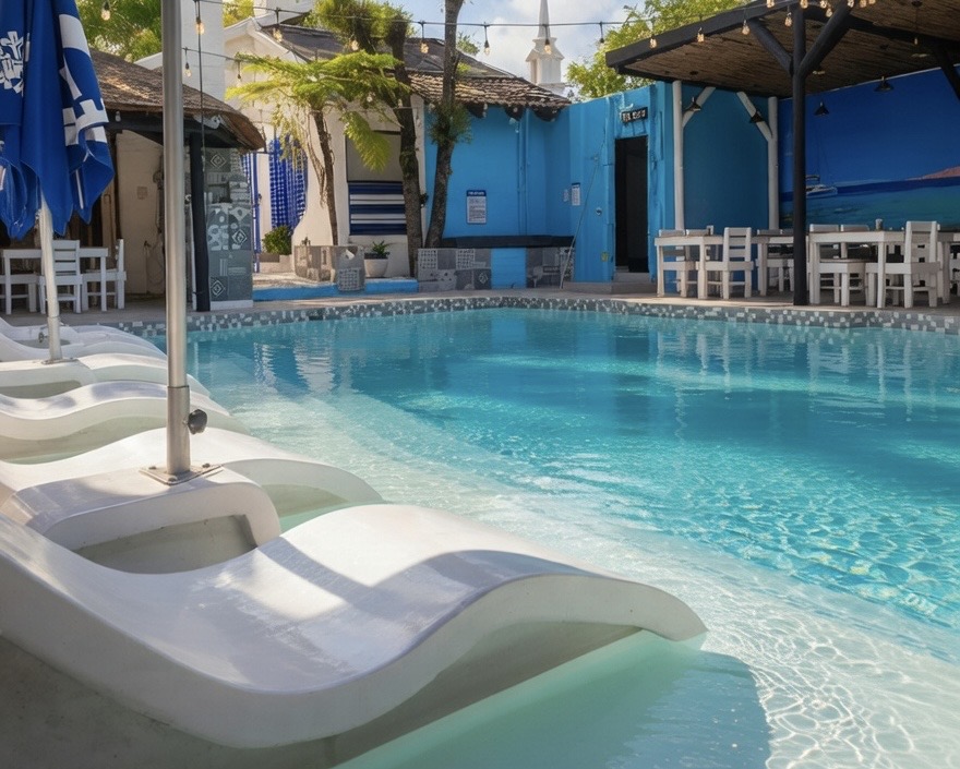 Pool at The Fat Mermaid